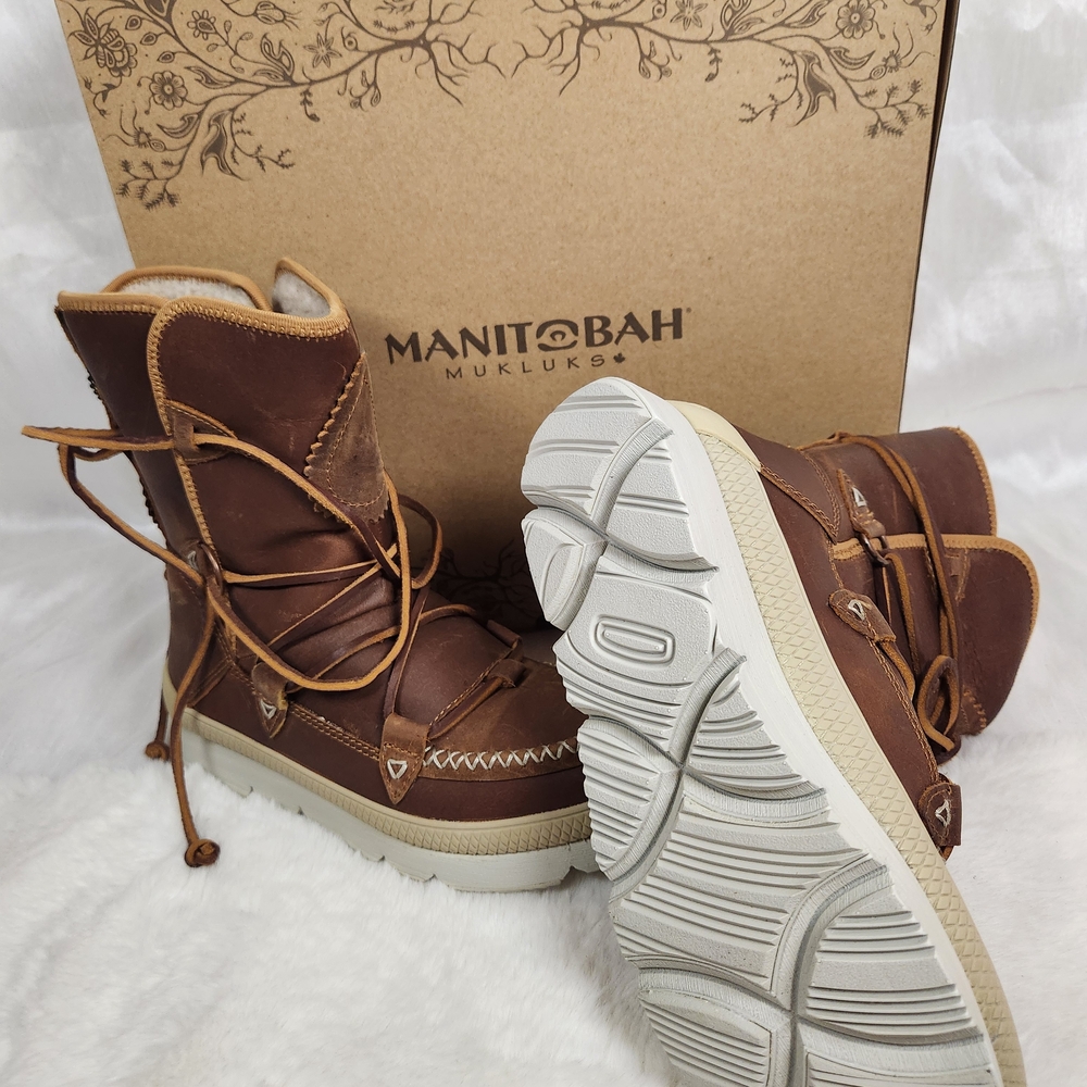 Manitobah Mukluks Women's Brown Winter Boots